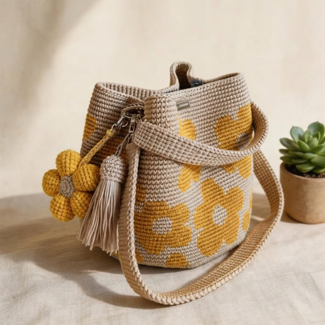 Pandora – Pletena torba boho