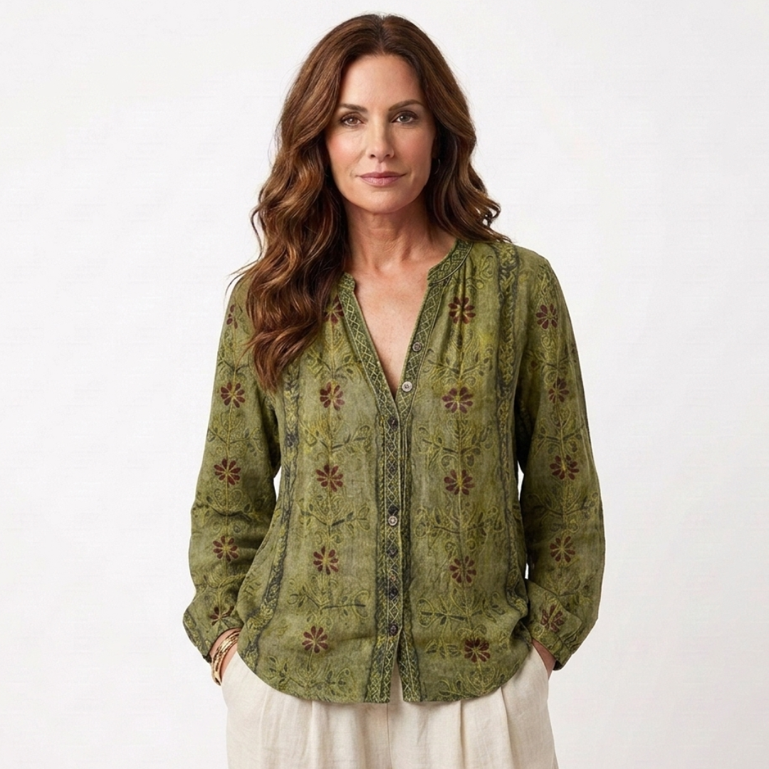 Irene - Bluza s retro uzorkom