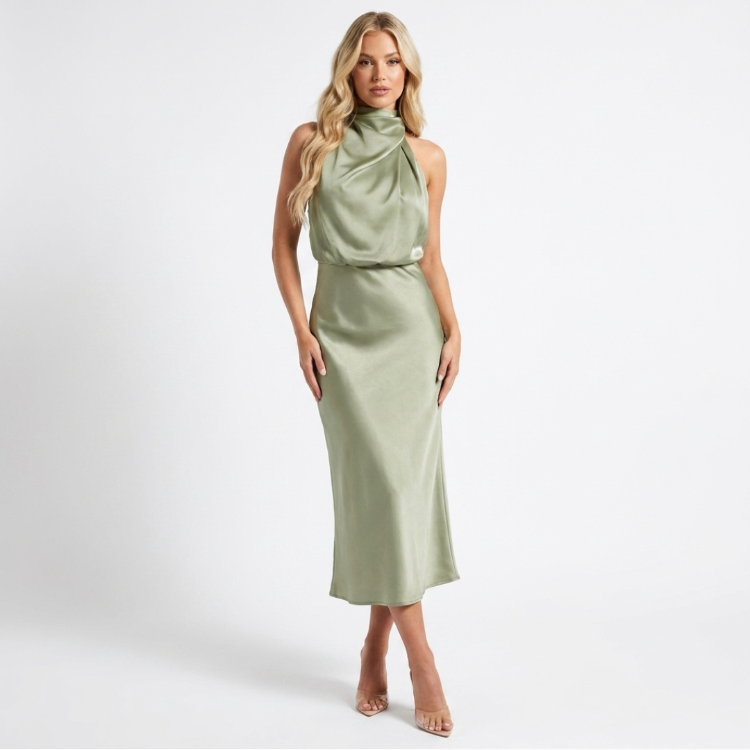 Luzia - Elegantna satenska haljina