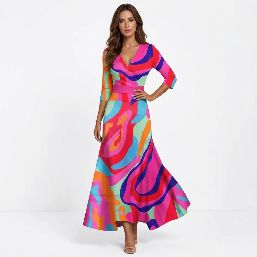 Chloe - Elegantno Maxi Cvjetno Haljina