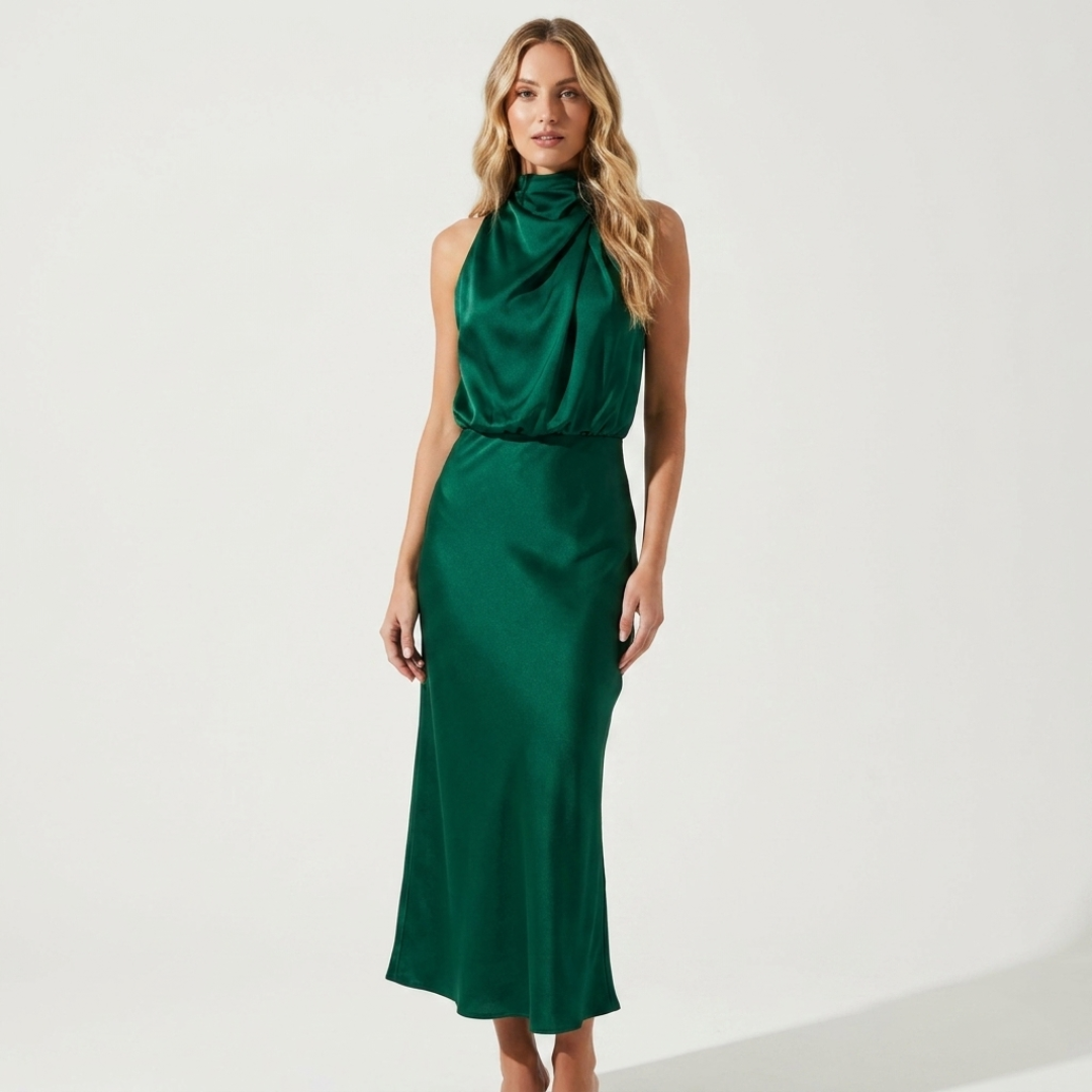 Luzia - Elegantna saten haljina