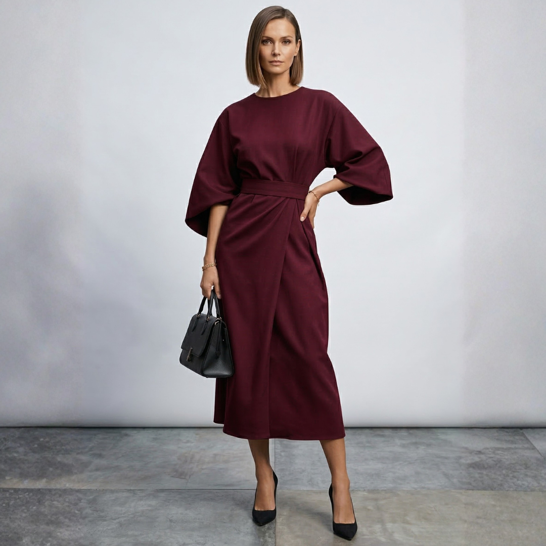Xanthe - Elegantna maxi haljina s remenom