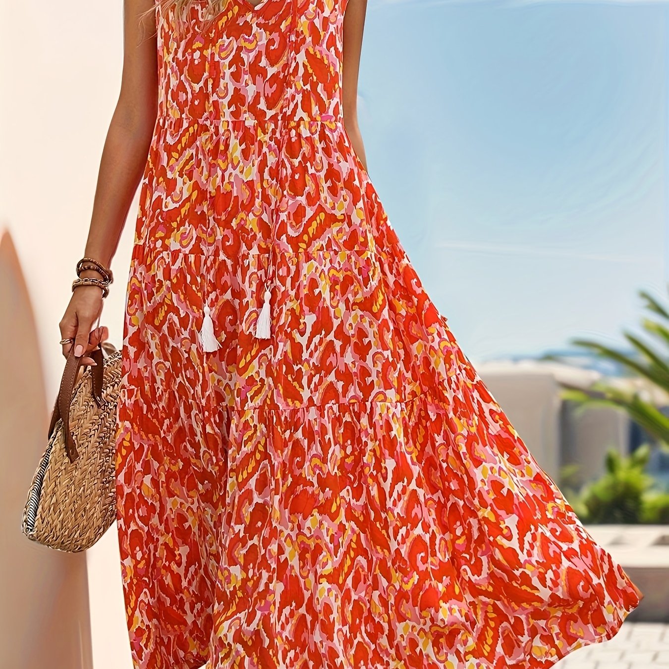 Mersiha – frizirani boho ljetna haljina
