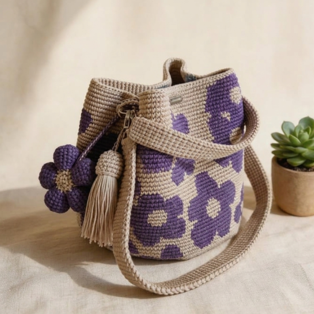 Pandora – Pletena torba boho