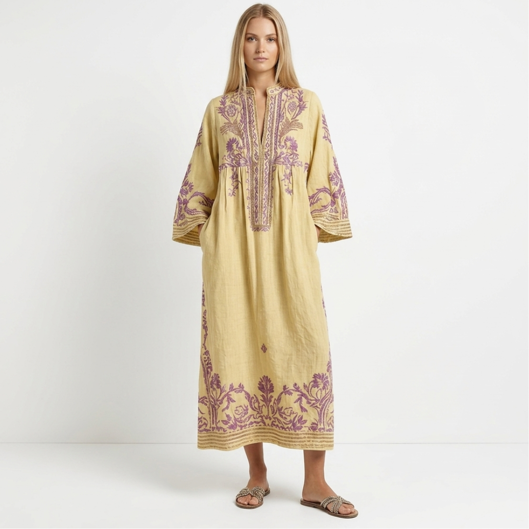 Ariadne - Boho haljina s vezom