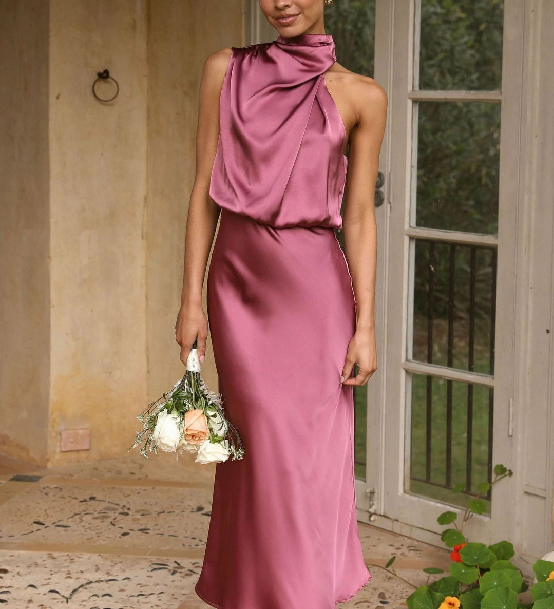Isa - Haljina s halter izrezom