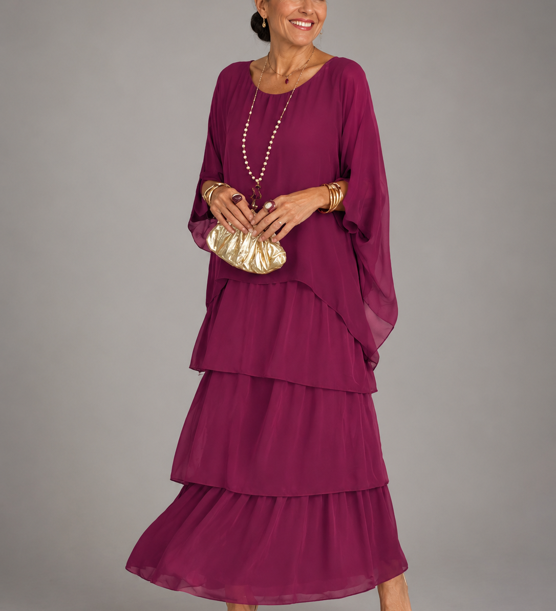 Melisa – elegantna lepršava maxi haljina
