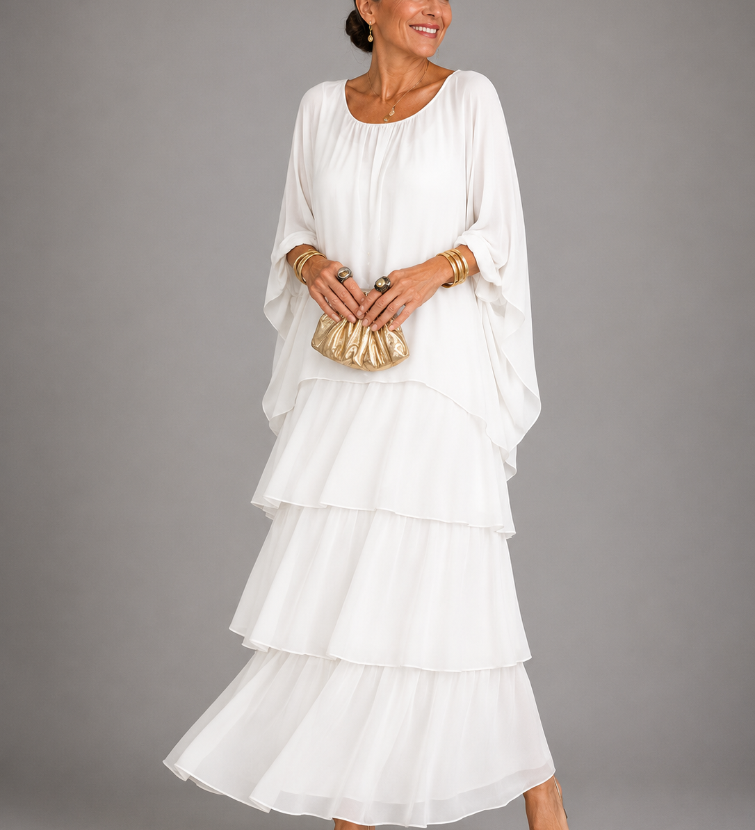 Melisa – elegantna lepršava maxi haljina