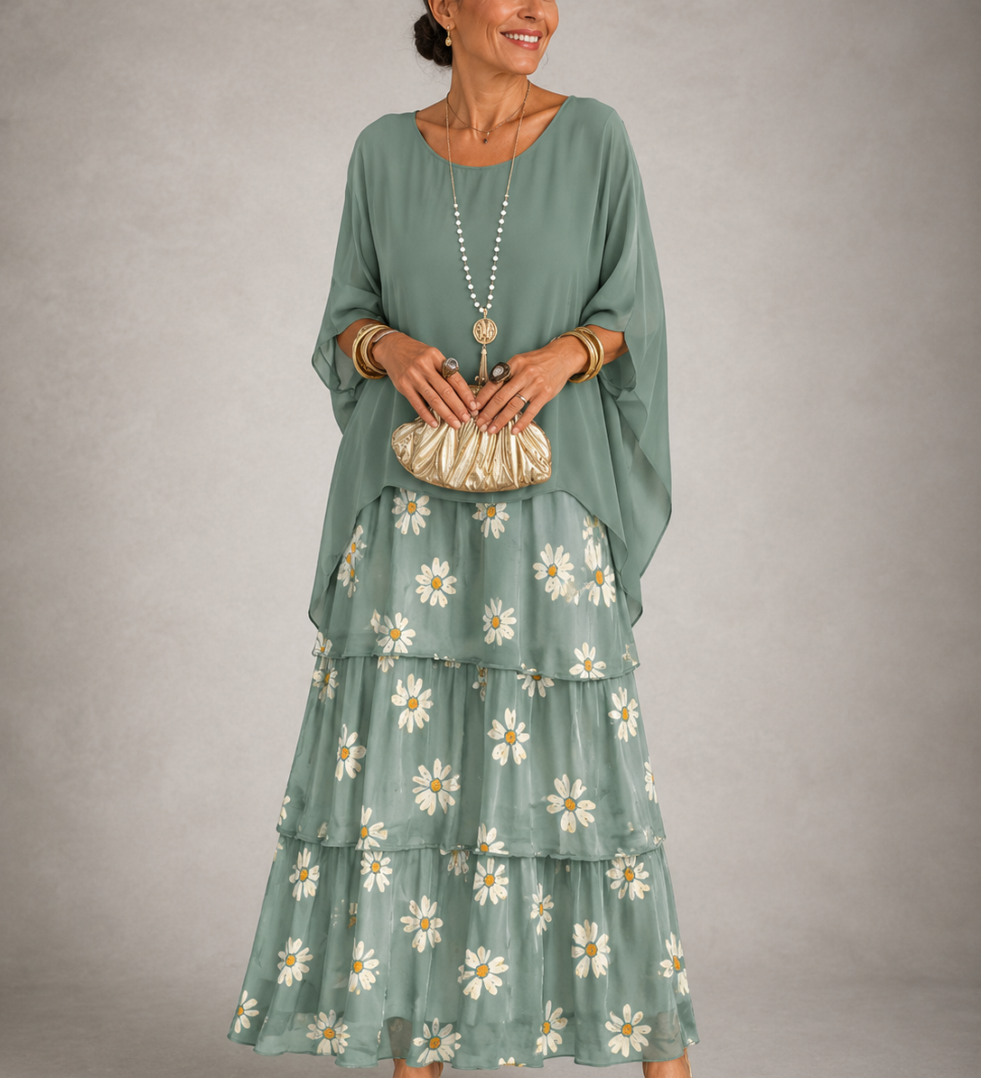 Melisa – elegantna lepršava maxi haljina