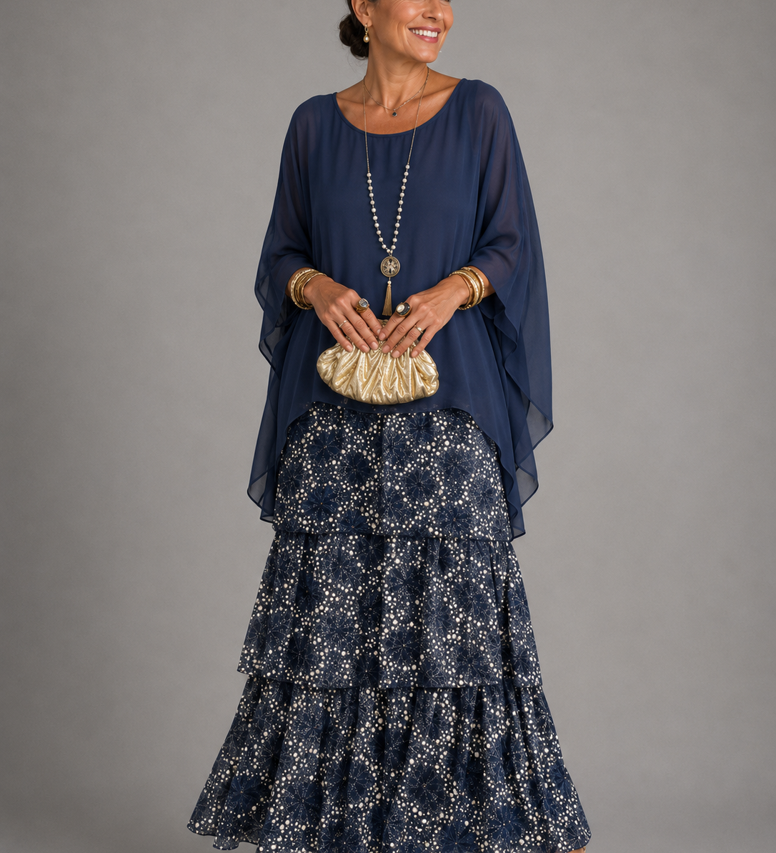Melisa – elegantna lepršava maxi haljina