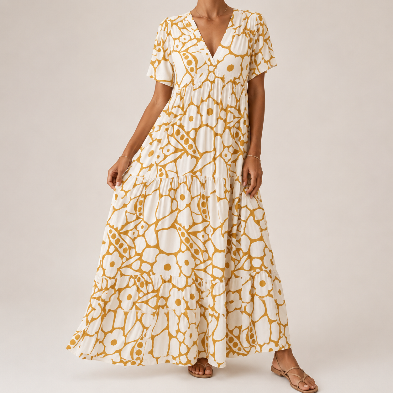 Denisa – boemska printed haljina