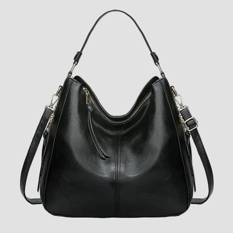 Suf - Luksuzna Kožna Anti-Theft Hobo Torba