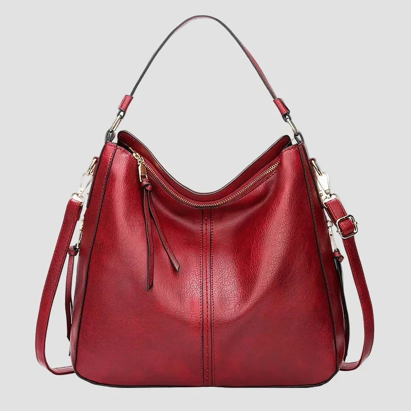 Suf - Luksuzna Kožna Anti-Theft Hobo Torba