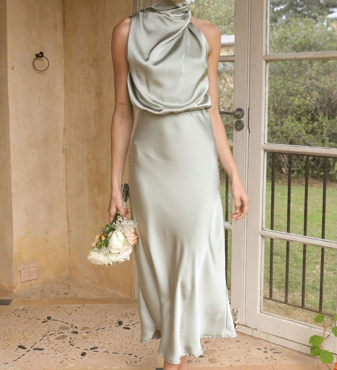 Isa - Haljina s halter izrezom