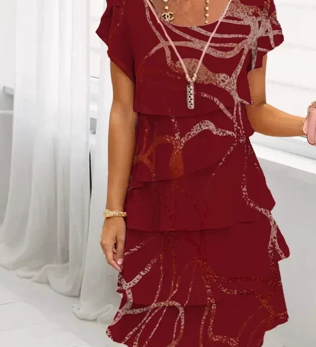 Monica - Elegantna Haljina s Volanima