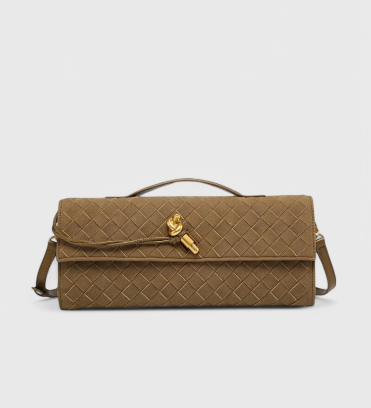 Melani Brand Klasični Suede Ruksak