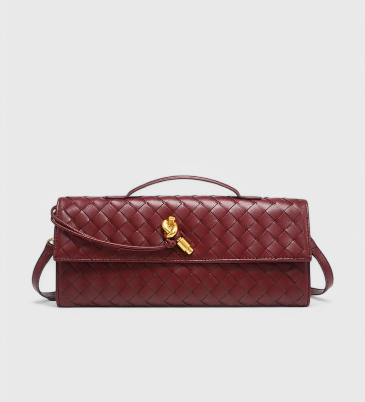 Clutch torbica Melanie s detaljem zlatnog čvora