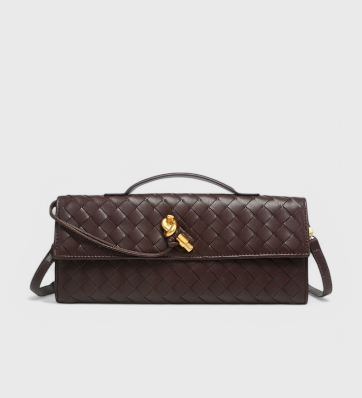 Clutch torbica Melanie s detaljem zlatnog čvora