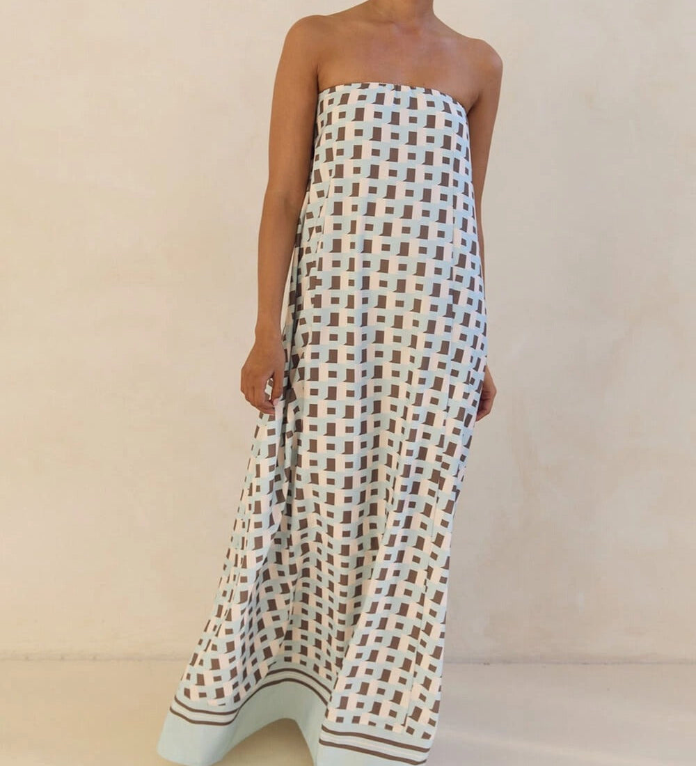 Iris - Haljina s geometrijskim uzorcima